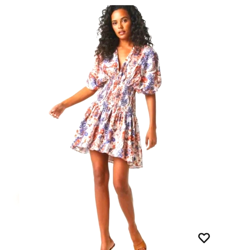 Misa Los Angeles Mini Dress, Misa Della Dress in Harvest Flora